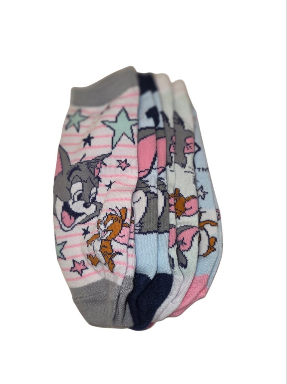 NWOT Bundle Of Tom And Jerry No Show Socks